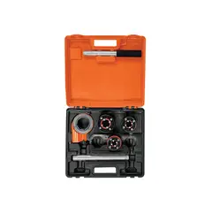 TRUPER - Juego de 4 tarrajas para tubo de 1/2" a 1",