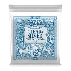 ERNIE BALL - Set de Cuerdas - 2403 Clear Nylon Para Guitarra Clásica