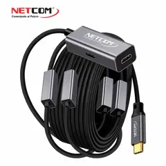 GENERICO - CABLE EXTENSION USB 3.2 GEN2 ACTIVA DE 30 MTS (5Gbps, 100W, 4K@60Hz) - NETCOM