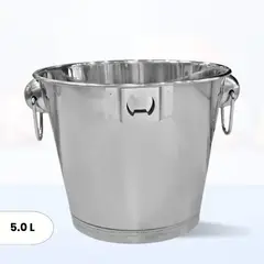 GENERICO - Hielera de Acero Inox con Abridor 5 L
