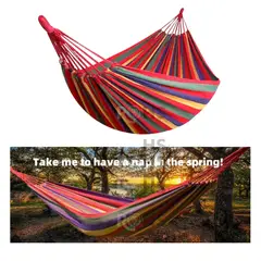 OEM - Hamaca Ideal Para Jardín o llevar de Campamento