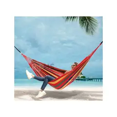 OEM - Hamaca Ideal Para el Aire Libre Jardín o llevar de Campamento y Paseos
