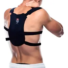 GENERICO - Protector de Espalda Acolchado Deportivo con Arnés Ajustable Unisex