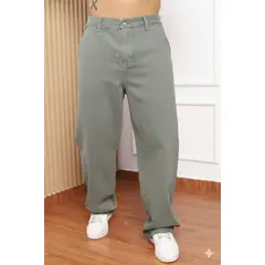 QH - Pantalón Baggy de Denim para Hombre 100% Algodón