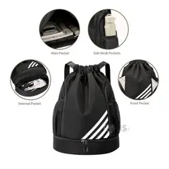 OEM - Mochila Backpack Deportiva con Compartimentos