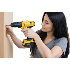 GENERICO - Taladro portatil con 2 baterias y con estuche de piezas