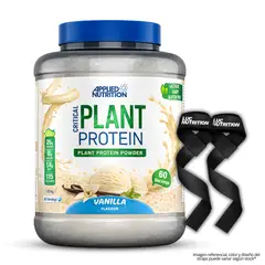 APPLIED NUTRITION - Critical Plant Protein - Proteina Vegana 1.8 kg - Vainilla + Straps