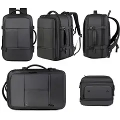 GENERICO - Mochila de Viaje Expandible Equipaje de Mano Laptop MOD17