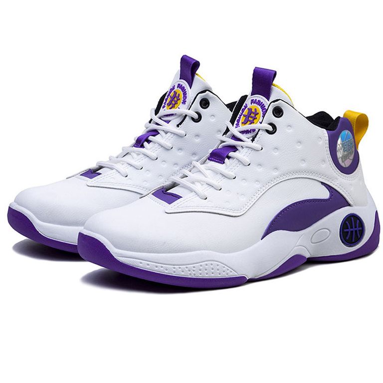 Zapatillas de baloncesto de caña alta y moda para hombre - Violeta