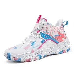 DANWEILE - Zapatillas de baloncesto antideslizantes para jóvenes - Rosa