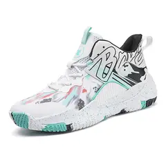 DANWEILE - Zapatillas de baloncesto antideslizantes para jóvenes Negro