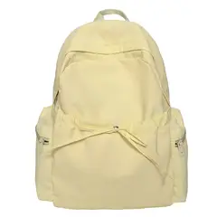 TIOZONEY - Mochila de nylon para mujer-Amarillo