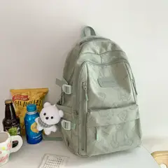 TIOZONEY - Mochila escolar estampada-Verde