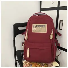TIOZONEY - Mochila de gran capacidad-Rojo