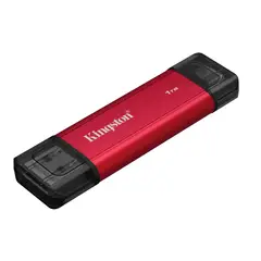 KINGSTON - Unidad en estado sólido Dual Portatil 1TB, Interfaz USB-A, USB-C, USB 3.2 Gen 2