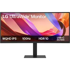 LG - Monitor Curvo 34U650A-BAWF 34 UWQHD IPS 100HZ 5MS HDMI DP USB-C Parlantes