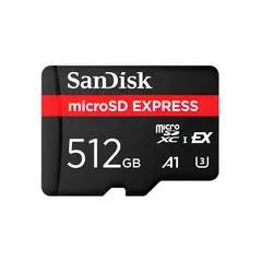 SANDISK - Memoria Flash microSD Express 512GB, Interfaz: PCIe Gen 3