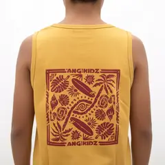 LE PETIT COMPANY - Polo Manga Cero Bividi Niño Mostaza Sin Mangas Algodón Urbano - ANG Kidz