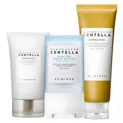 SKIN1004 - Pack Facial Espuma Limpiadora + Protector Hyalu-Cica + Crema Soothing