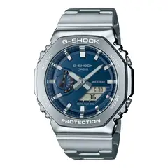 G-SHOCK - Reloj GM-2110D-2B Hombre Acero Plateado