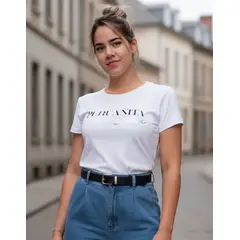 LIMA & FLOR - Polo peruanita mujer cuello redondo manga corta algodon pyma