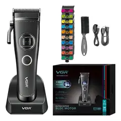OEM - Máquina Cortar Pelo Vgr V-880c Cerámica Motor Rotatech Bldc 7200RPM Negro