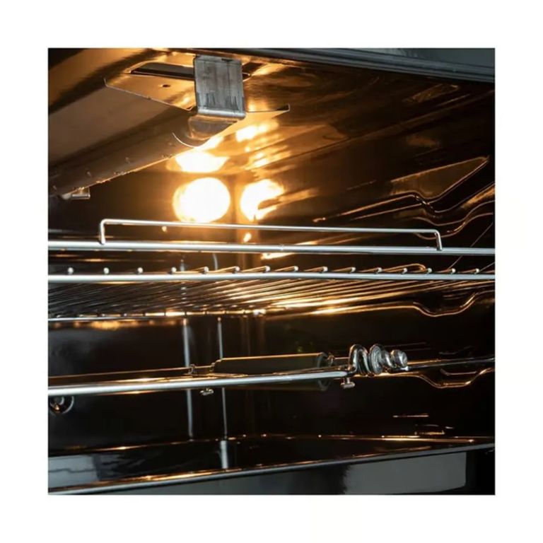 Horno Empotrable a Gas HEI-75NGP Negro de 75 Litros con Grill y Asador Giratorio