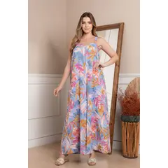 ARMA TU LOOK - ENTERIZO IPANEMA PALAZZO FLOREADO OVERSIZE