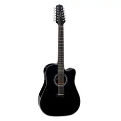 TAKAMINE - Guitarra Electroacústica GD30CE 12BK - Docelora color Negro