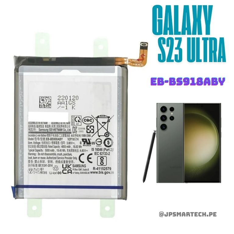 BATERIA PARA SAMSUNG S23 ULTRA - - NUEVO