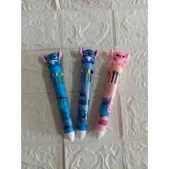 GENERICO - SET DE 3 LAPICERO STITCH DE 10 CARGAS