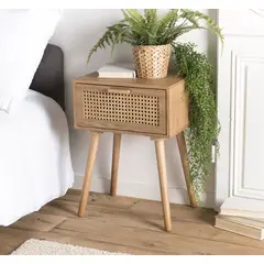 VENTITAS HOME - Velador Ratán Vanessa Color Macadamia