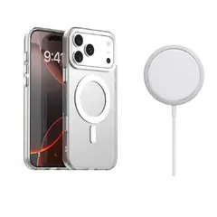 GENERICO - Case Magsafe con cargador inalambrico para iPhone 17 Pro Max