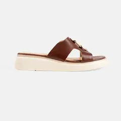 GINO BIGIONI - Sandalia Mujer de cuero BRUNA color Toffe