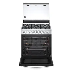 LG - Cocina LRGZ5255S 6 Hornillas Gran Capacidad