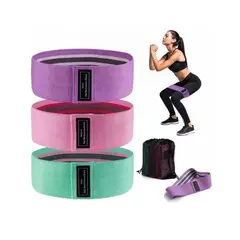 OEM - Set 3 Bandas Elásticas de Resistencia para Ejercicios