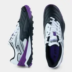 JOMA - Zapatillas Futbol Cancha 2601 TF Blanco Morado Negro