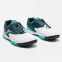 JOMA - Zapatillas Futbol Cancha 2602 TF Verde Turquesa Blanco
