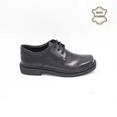 FAR WEST - Zapatos Escolares - Colegio Niño Adriano Cuero Negro