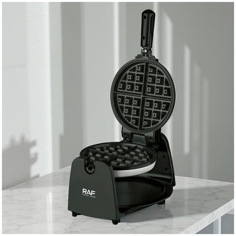 Máquina Para Hacer Waffles Negro