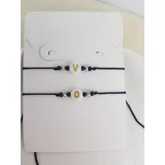 GENERICO - PACK DE PULSERAS MATI INICIALES