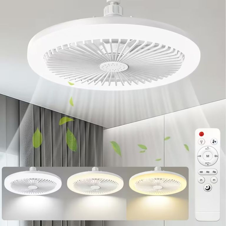 Foco Ventilador Ahorrador con Control