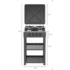 GENERICO - Cocina de Pie 4 Hornillas