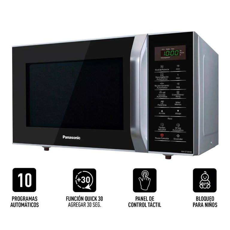 Microondas 25L Silver NN-SB34HMRPK