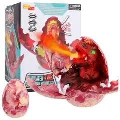 GENERICO - Huevo de Dinosaurio Incubadora Pulverizador Realista Juguete para Niños Bota Humo y Rugido