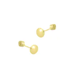 BALIQ - Aretes Tic Niña Oro 18k