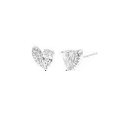 BALIQ - Aretes Corazón Plata 925
