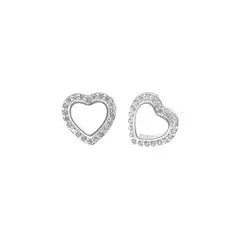 BALIQ - Aretes Corazón Plata 925