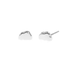 BALIQ - Aretes Nube Plata 925