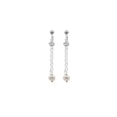 BALIQ - Aretes Perlas Plata 925
